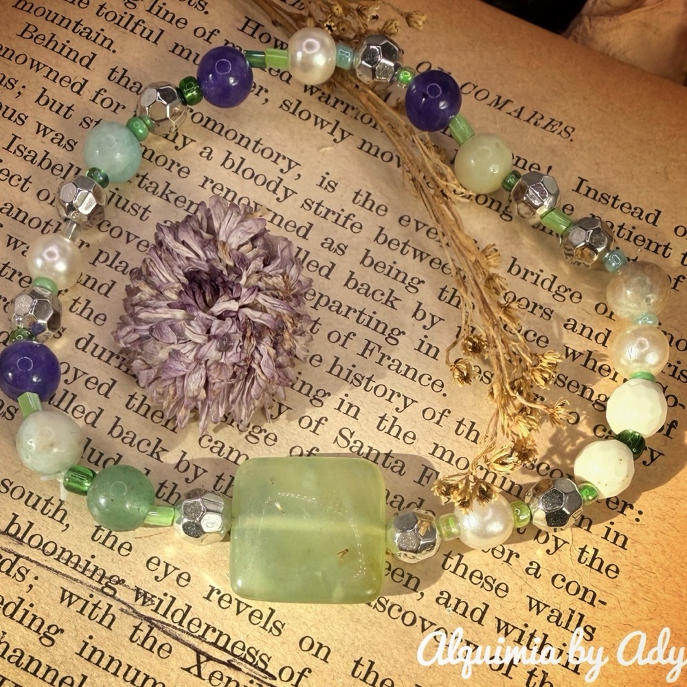SUMMER PASTELS + Fluorite bracelet+ Soft and CUTE